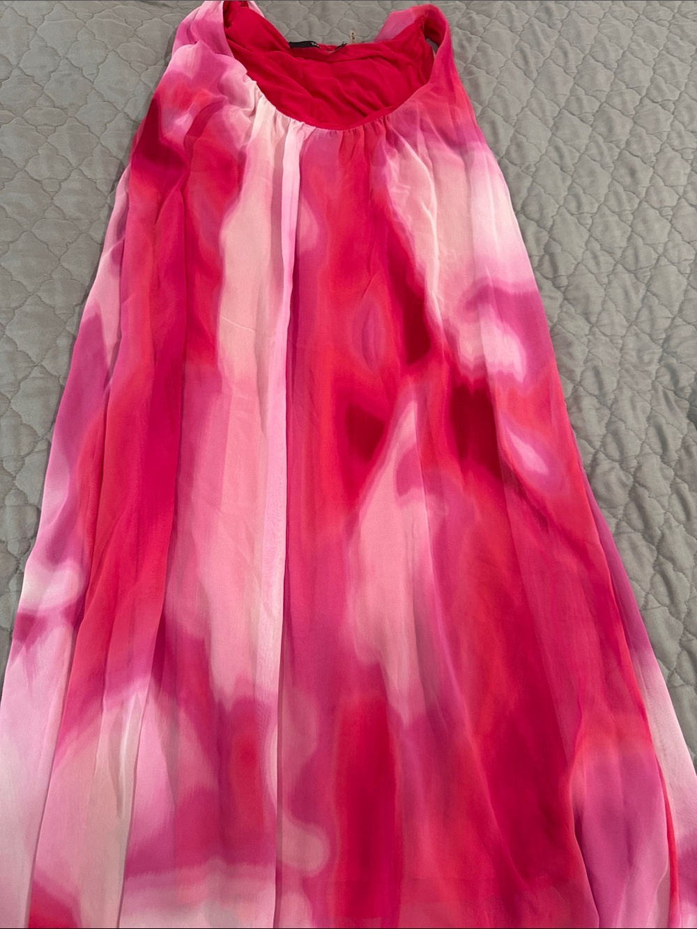 Tahari Pink Ombre Maxi Skirt